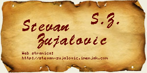 Stevan Zujalović vizit kartica